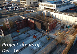 Project site as of Dec. 16