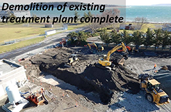 Demolition of existing treatment plant complete