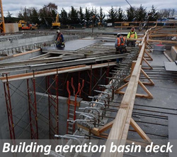 Building Aeration Basin Deck